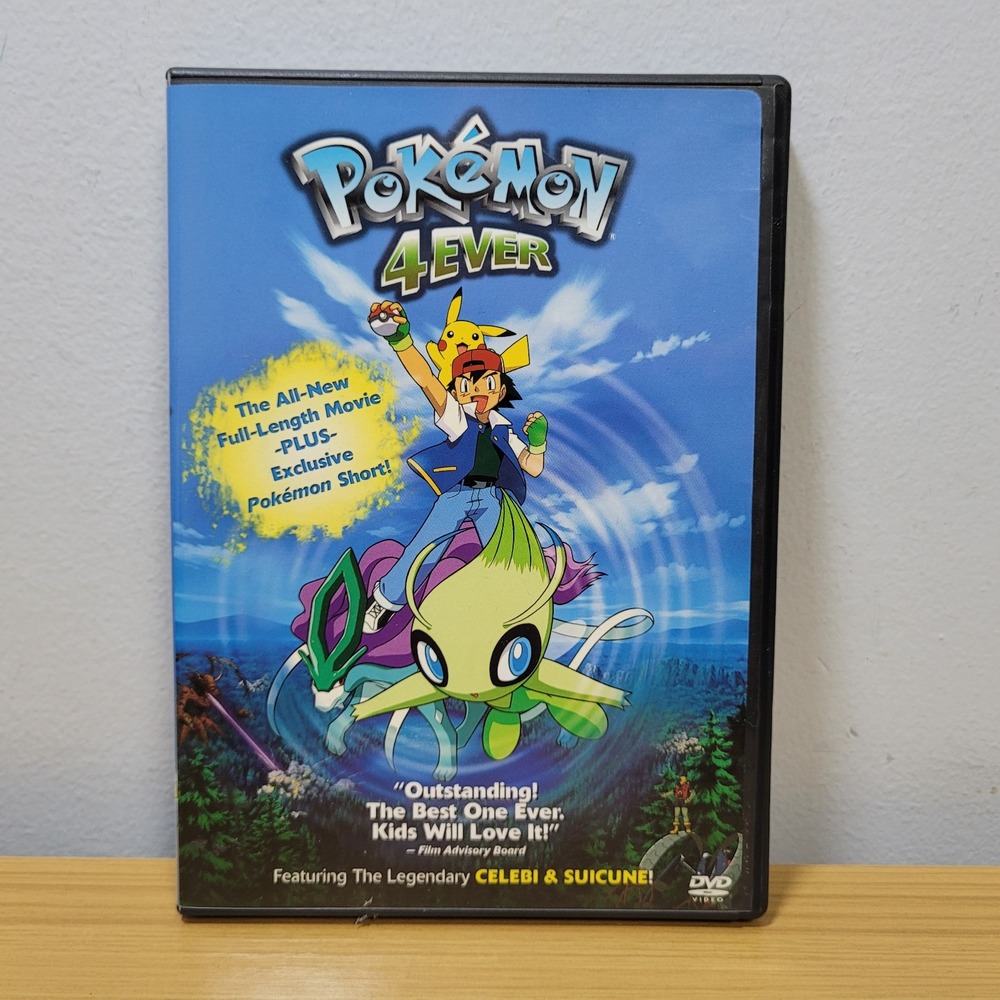 Pokemon 4Ever DVD Movie - Featuring Celebi & Suicune